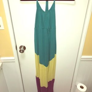 Mossimo floorlength three colored maxi